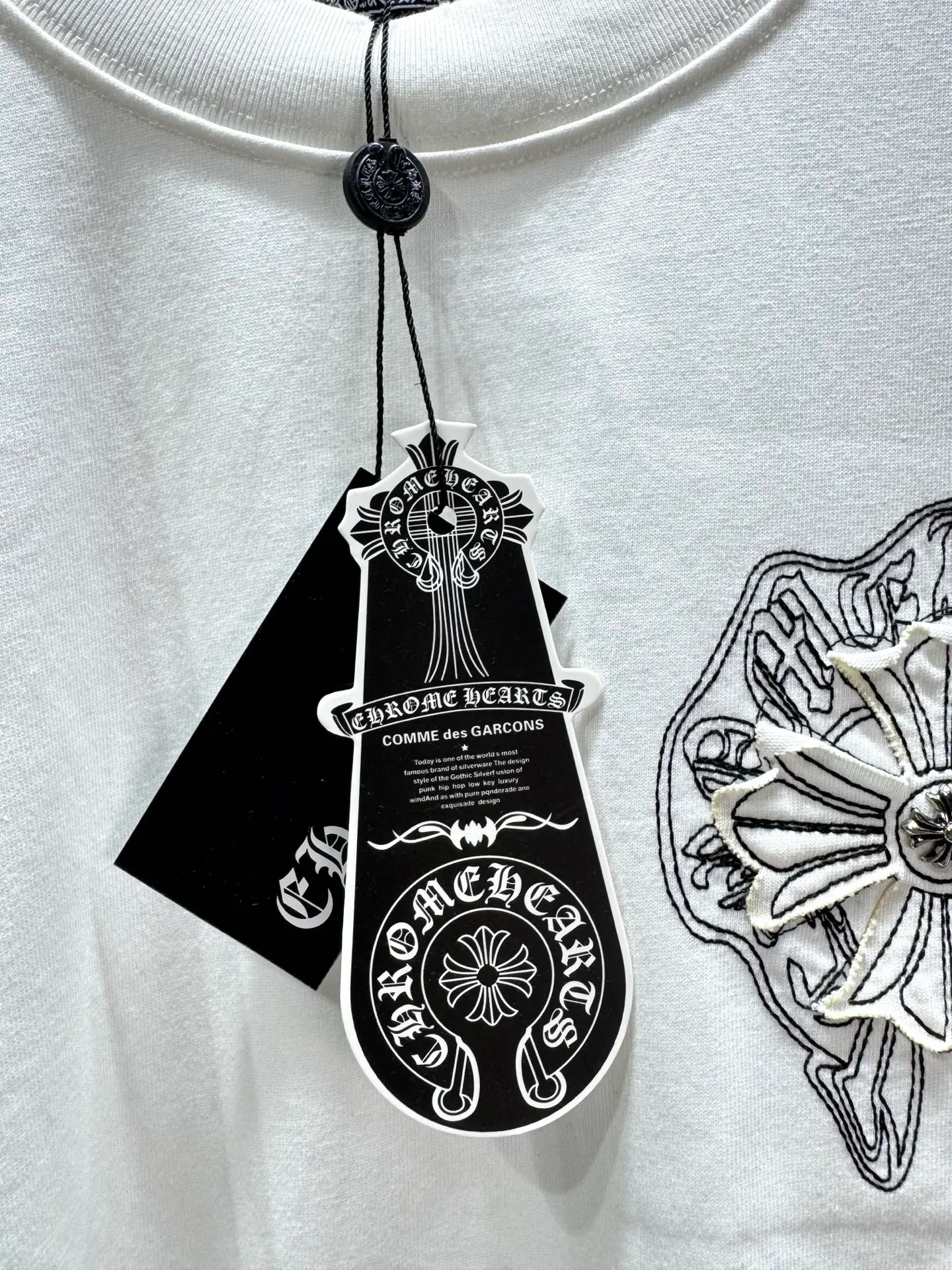 Chrome Hearts* ‼️ T ® 🖤 g ， ， ! + ， DNA ! ， ， ! ⚠️ ： ⚠️WJ 2852 Same Style 𝐂𝐎𝐋𝐎𝐔𝐑：White Black 𝐒𝐈𝐙𝐄：S-Xl